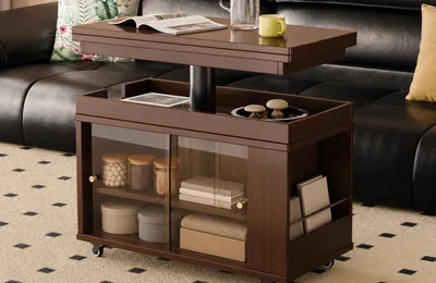 Compact Expandable Coffee Table for Small Apartment and Ecommerce Furniture Sourcing
