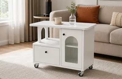 Compact Storage Side Table Cabinet for Sofa-Side Living Room Sourcing