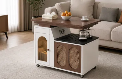 ENF Board Lift Top Coffee Table for Material-Focused Living Room Sourcing