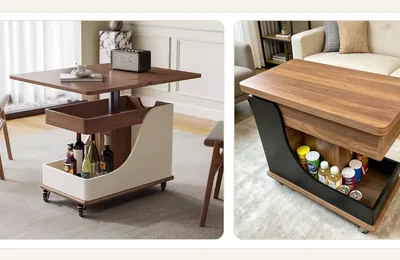 Lift Top Coffee Table with Expandable Desktop for Small-Space Furniture Sourcing