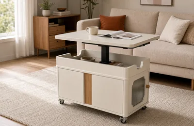 Modern Lift Top Coffee Table for Soft Apartment Living Room Sourcing