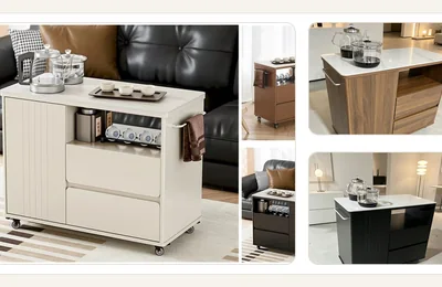 Sintered Stone Top Storage Coffee Table for Living Room Furniture Sourcing