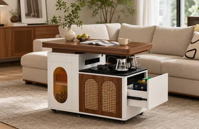 Wide Lift Top Storage Coffee Table for Larger Living Room Furniture Sourcing