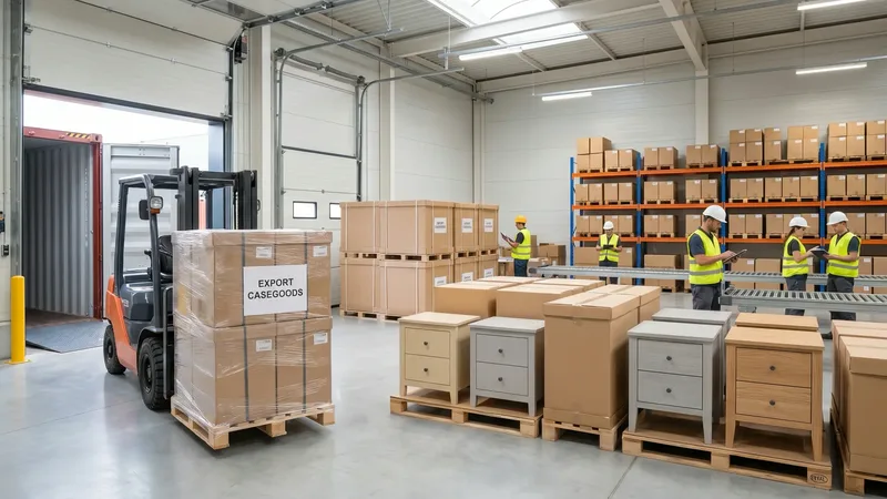 Project delivery scenario for furniture export and sourcing