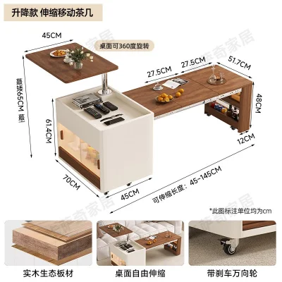 Wide Expandable Coffee Table product image 4
