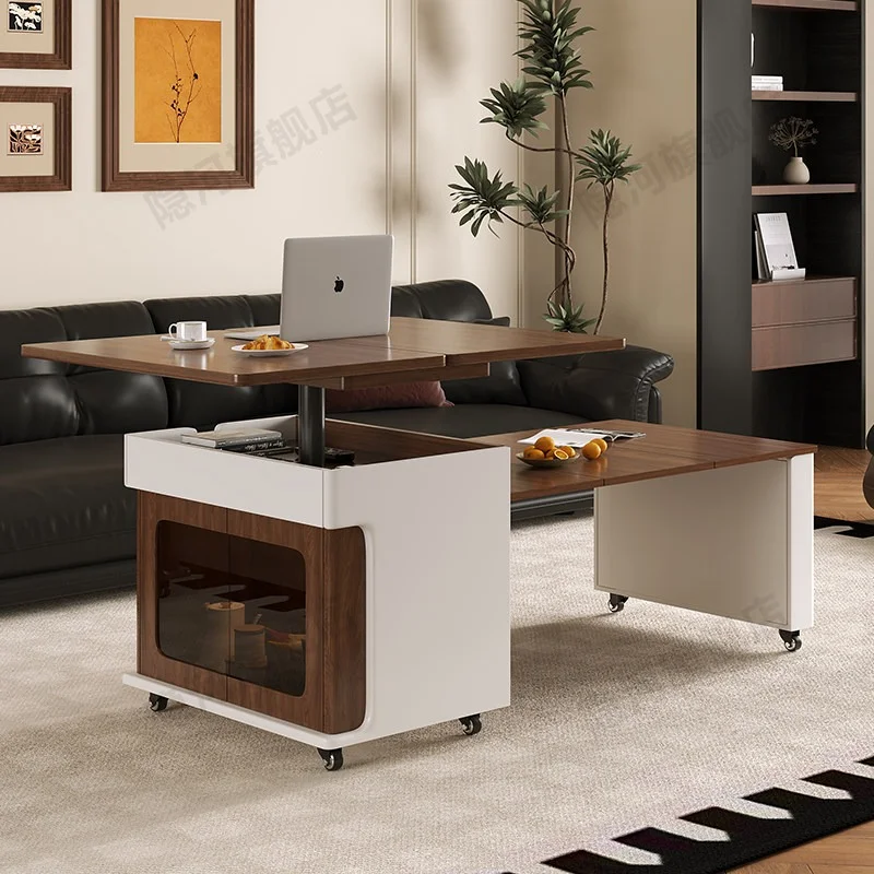Adjustable Storage Coffee Table