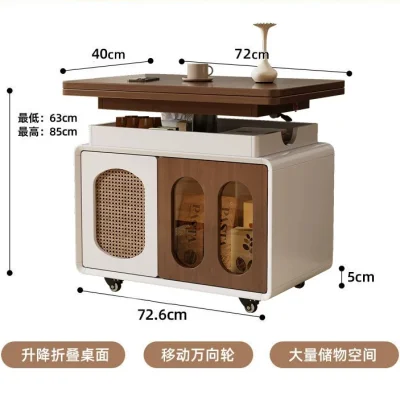 Height Adjustable Storage Coffee Table product image 4