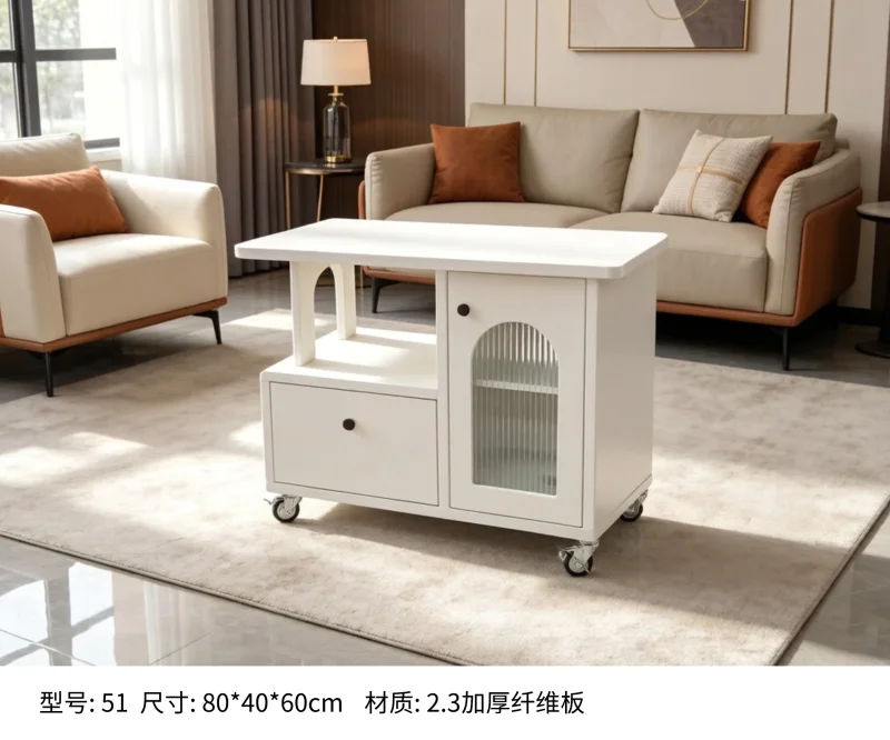 Compact Side Table Cabinet