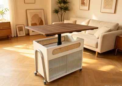 Fold-Out Coffee Table with Wide Top product image 1